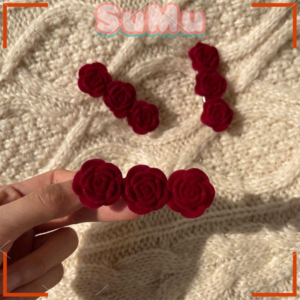 SUMU Set 5 / 10 Kẹp Tóc Đính Đá Thời Trang Nữ