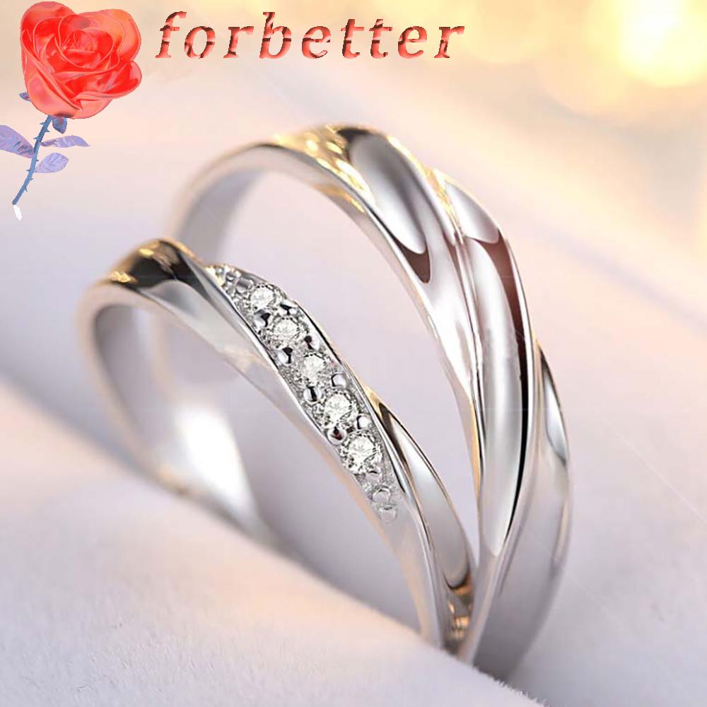 Nhẫn Hở Bằng Hợp Kim Thiết Kế Xoắn Ốc Sáng Tạo Thời Trang Cho Cặp