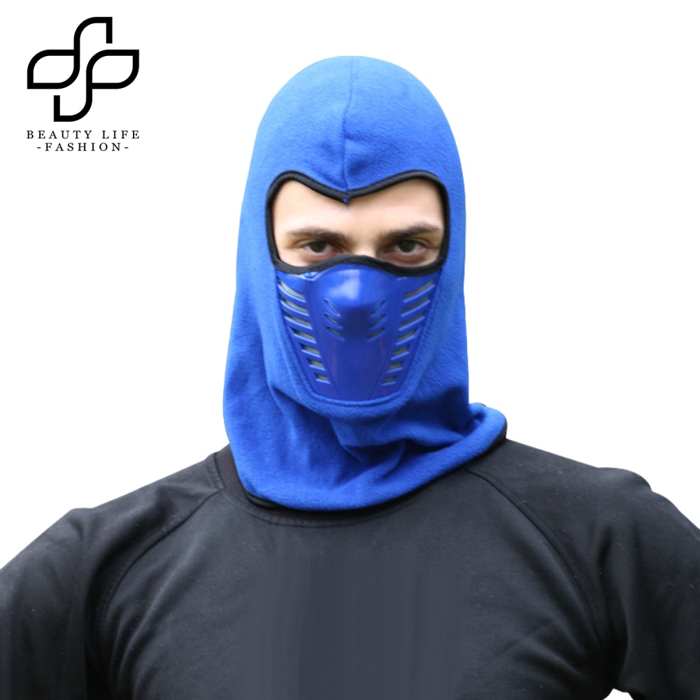 Mũ Balaclava Bảo Vệ Toàn Diện Màu Trơn Chống Bụi Chống Nước Bọt
