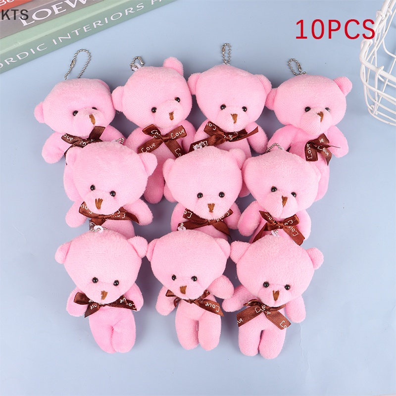 Set 10 Gấu Bông Mini 12cm Mềm Mại Đáng Yêu