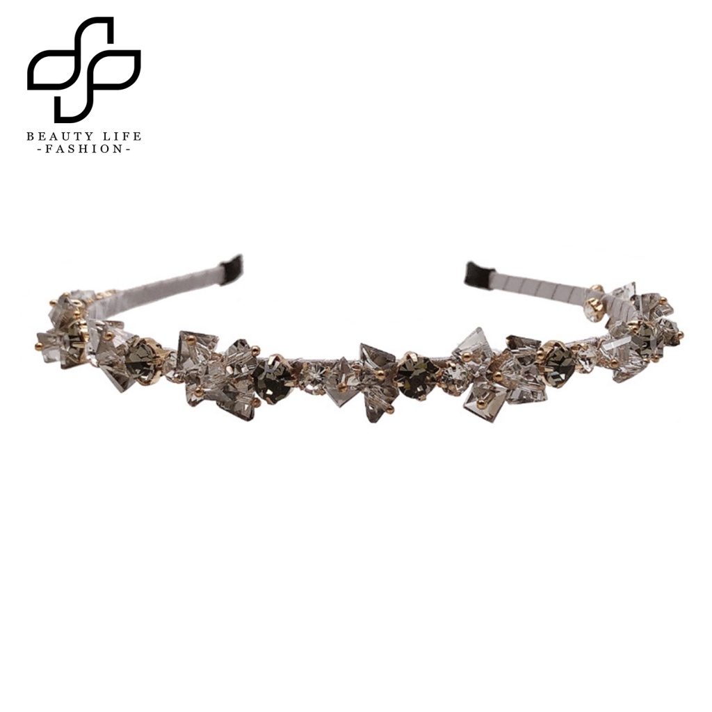 Cài Tóc Đính Pha Lê Giả Nhiều Màu Chống Trượt Có Thể Tái Sử Dụng