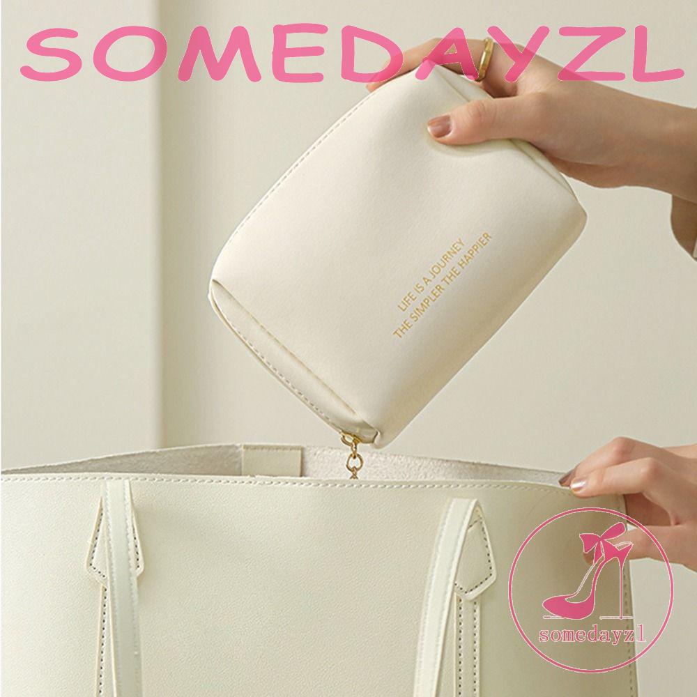 Túi Đựng Mỹ Phẩm Bằng Da PU Chống Nước Sức Chứa Lớn Tiện Dụng