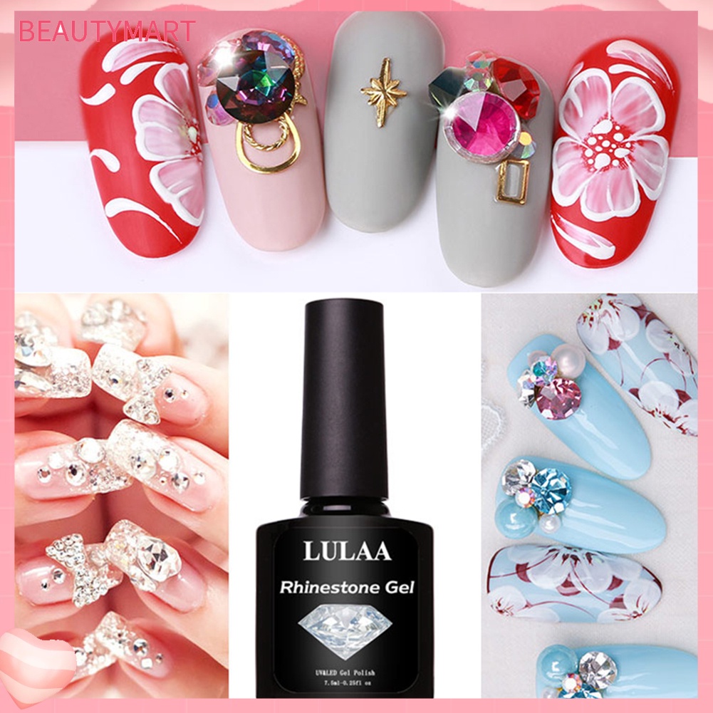 Keo UV LED Trong Suốt Dán Trang Trí Móng Tay Nghệ Thuật DIY