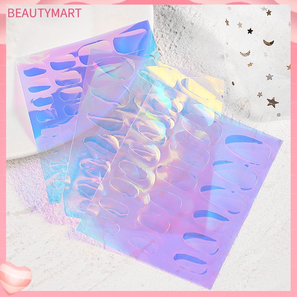Miếng Dán Trang Trí Móng Tay Bằng PVC Mỏng Nhẹ Màu Aurora