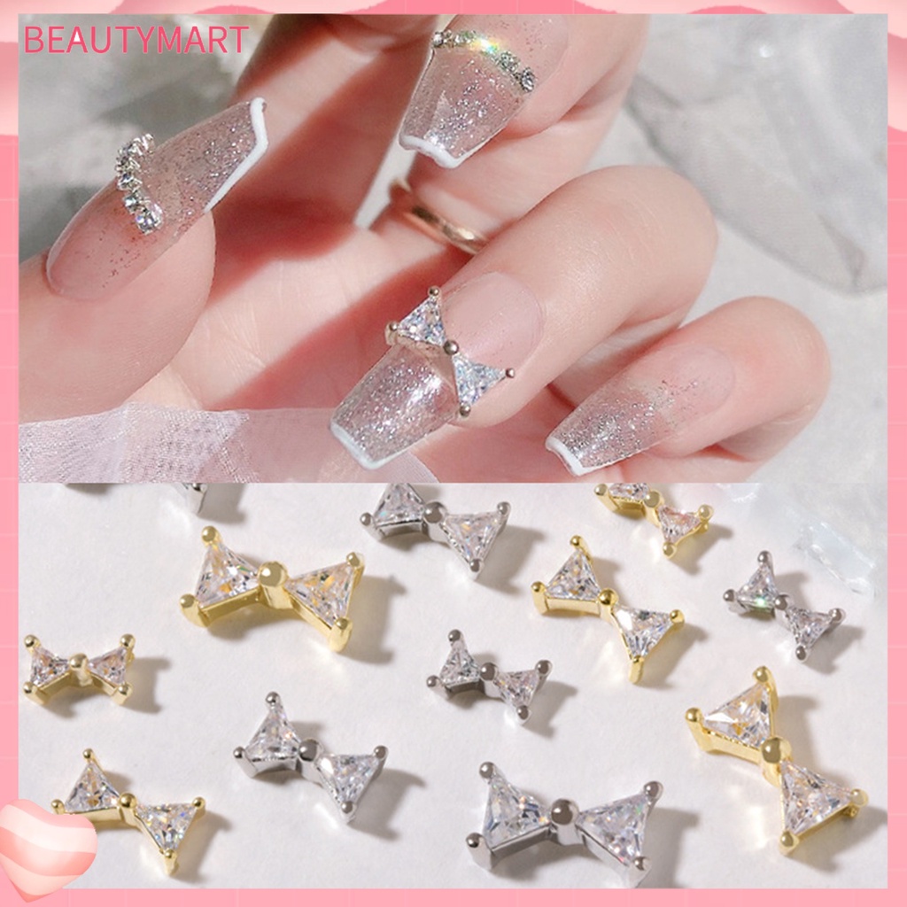 Đá Zirconia 3D Trang Trí Móng Tay Nghệ Thuật Chống Ăn Mòn Dành Cho Nữ