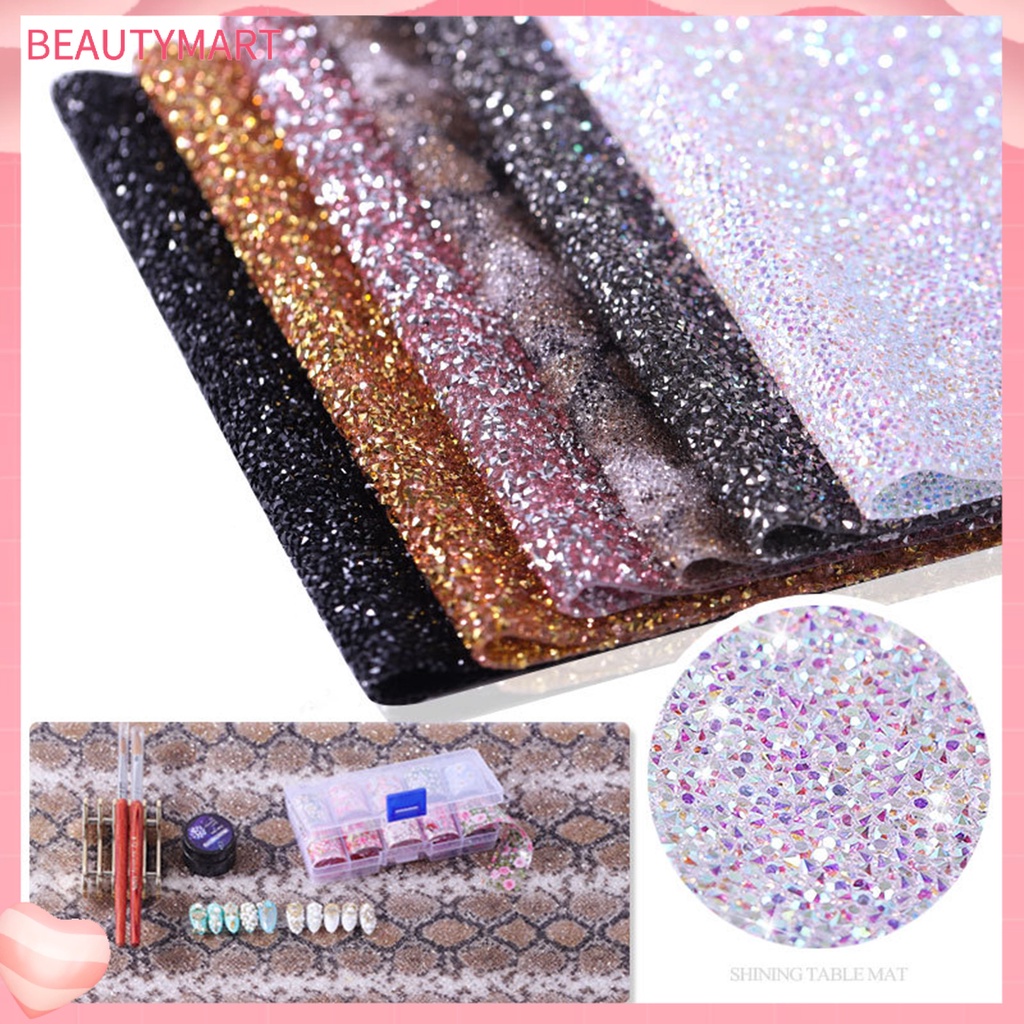 Tấm Lót Trưng Bày Móng Tay Lấp Lánh Đa Năng Không Phai Màu Sắc Sống Động