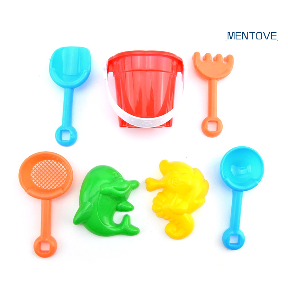 Bộ 7 Dụng Cụ Xẻng Xúc Cát Đồ Chơi Mini Cho Bé