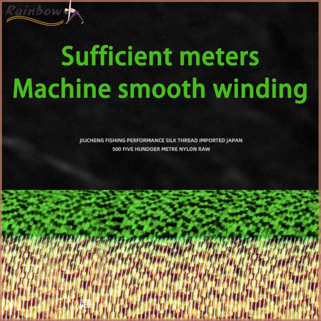 1 Cuộn Dây Câu Cá 3d Vô Hình 500M Bằng Sợi Nylon Vô Hình Thay Đổi Màu Sắc Chất Lượng Cao