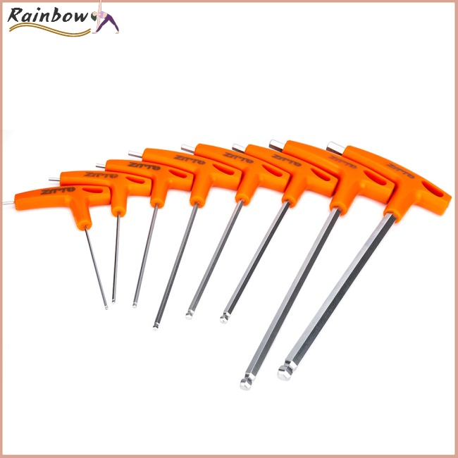 Cờ Lê Lục Giác Hình Chữ T 2.5mm-10mm Chuyên Dụng Sửa Chữa Xe Đạp Leo Núi
