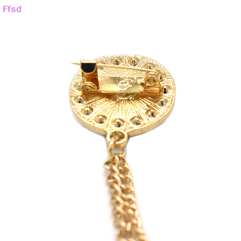 Ghim Cài Áo Đính Đá Pha Lê / Ngọc Trai Hình Tròn Thời Trang Cho Nữ