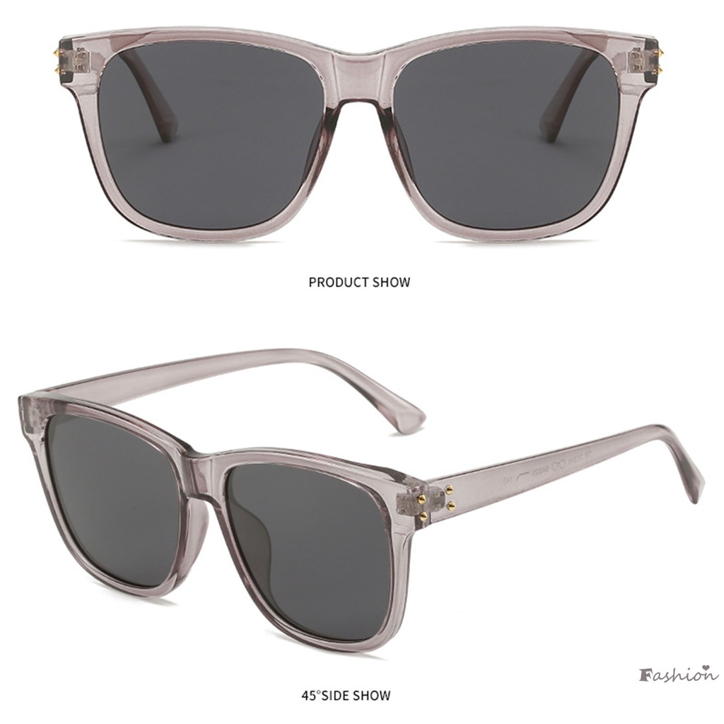 Kính Mát Phân Cực Gọng Vuông Lớn Vừa Vặn Phong Cách Retro