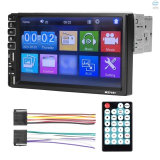 Máy nghe nhạc mp5 fm màn hình lcd 7 inch hỗ trợ tf / usb / aux-in gắn vô lăng xe hơi