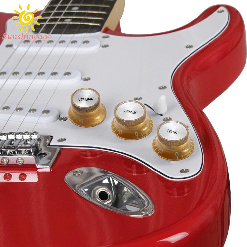 Set 3 Núm Điều Chỉnh Âm Lượng 1 / 2 Tông Cho Đàn Guitar Bass
