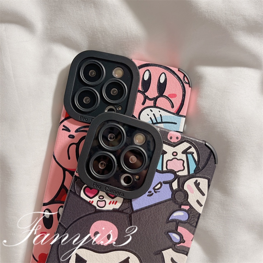 Ốp Điện Thoại TPU Mềm Chống Rơi Họa Tiết Kuromi Cho IPhone 14 13 12 11 Pro Max X XR Xs Max 8 7 6 6s Plus SE 2020