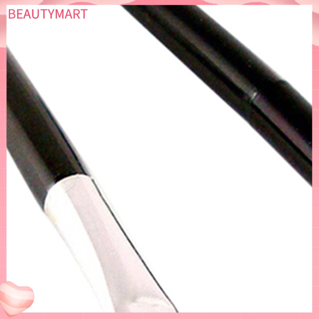 Set 2 Gel Kẻ Mắt Màu Đen / Nâu Kèm Cọ Trang Điểm Tiện Dụng