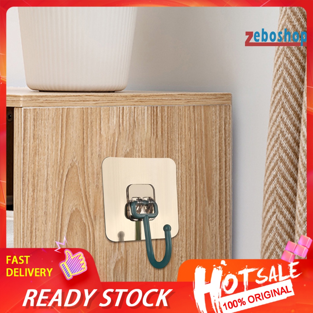 Set 5 Móc Treo Đồ Dán Tường Chịu Lực Tốt Không Để Lại Dấu Vết