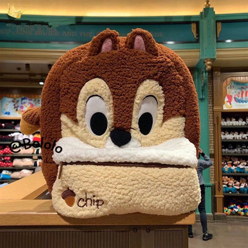 Bololo Ba Lô Vải Bông Chichititi Sức Chứa Lớn Họa Tiết Hoạt Hình Dễ Thương Dễ Phối Đồ Cho Học Sinh