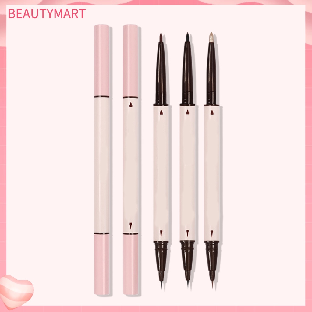 Bút Kẻ Mắt Dạng Lỏng Nhanh Khô Lâu Trôi Chống Thấm Nước Hai Đầu Dễ Sử Dụng