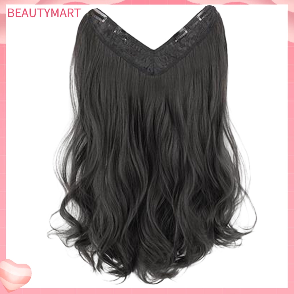 [beautymart] Tóc Giả Xoăn Dài Không Thấm Hút Mồ Hôi Hình Chữ U Mô Phỏng Như Tóc Dày Cho Nữ Sử Dụng