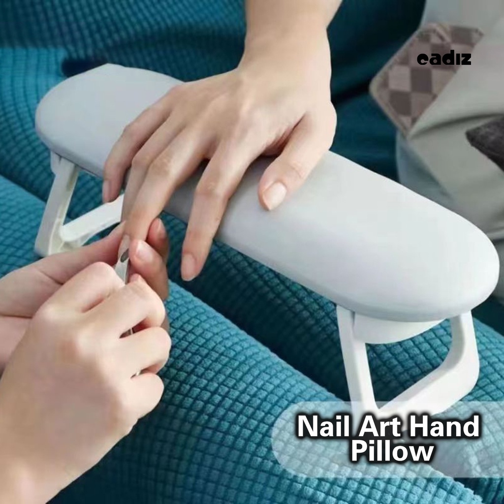 Đệm Kê Tay Bằng Da Giả Có Thể Điều Chỉnh Chiều Cao Để Bàn Làm Móng