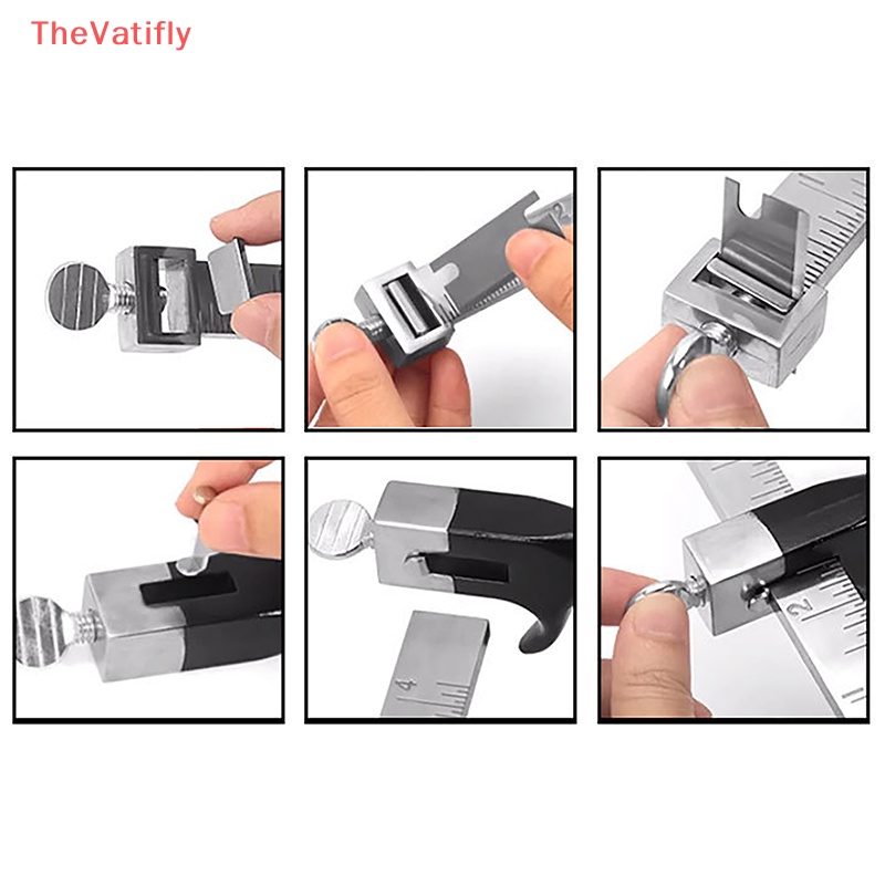 Thước Đo Cắt Thắt Lưng Da Chuyên Nghiệp Kèm 2 Lưỡi Dao Tiện Dụng