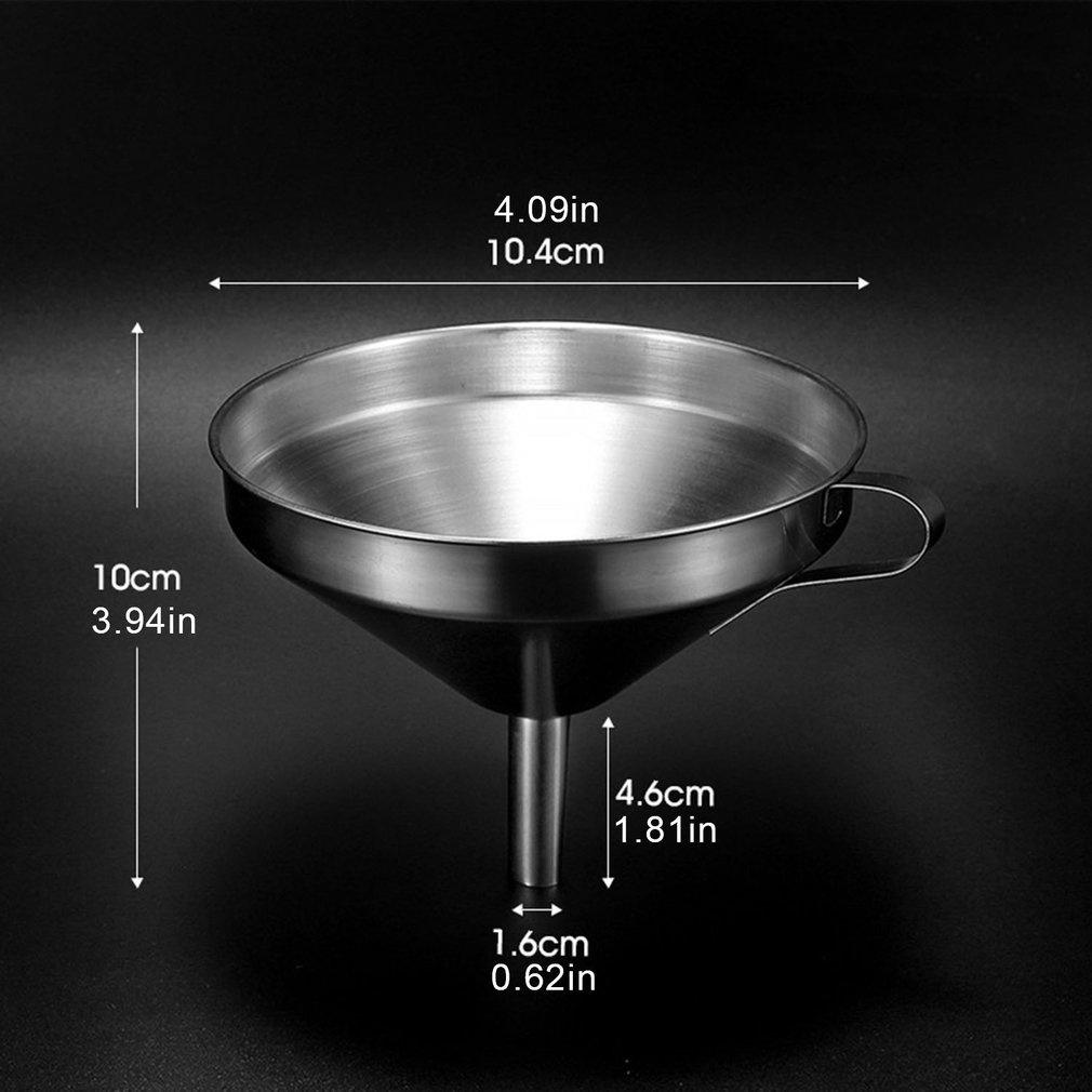 =Christmas=Small Mouth Funnels Bar Wine Flask Funnel Mini Stainless Steel for Filling