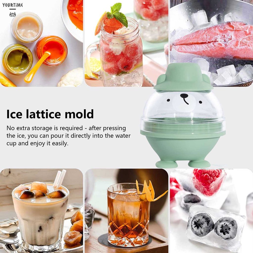 Khuôn Silicone Làm Đá Hình Bóng Đèn Chống Rò Rỉ