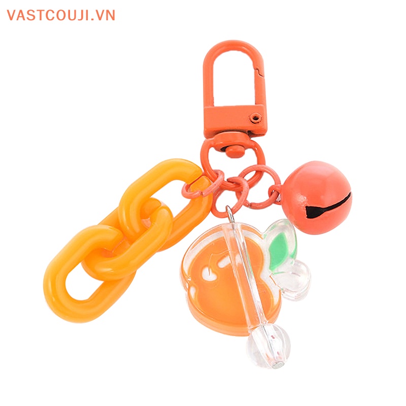 Móc Chìa Khóa Bằng Acrylic Hình Hoa Độc Đáo Phong Cách Hàn Quốc