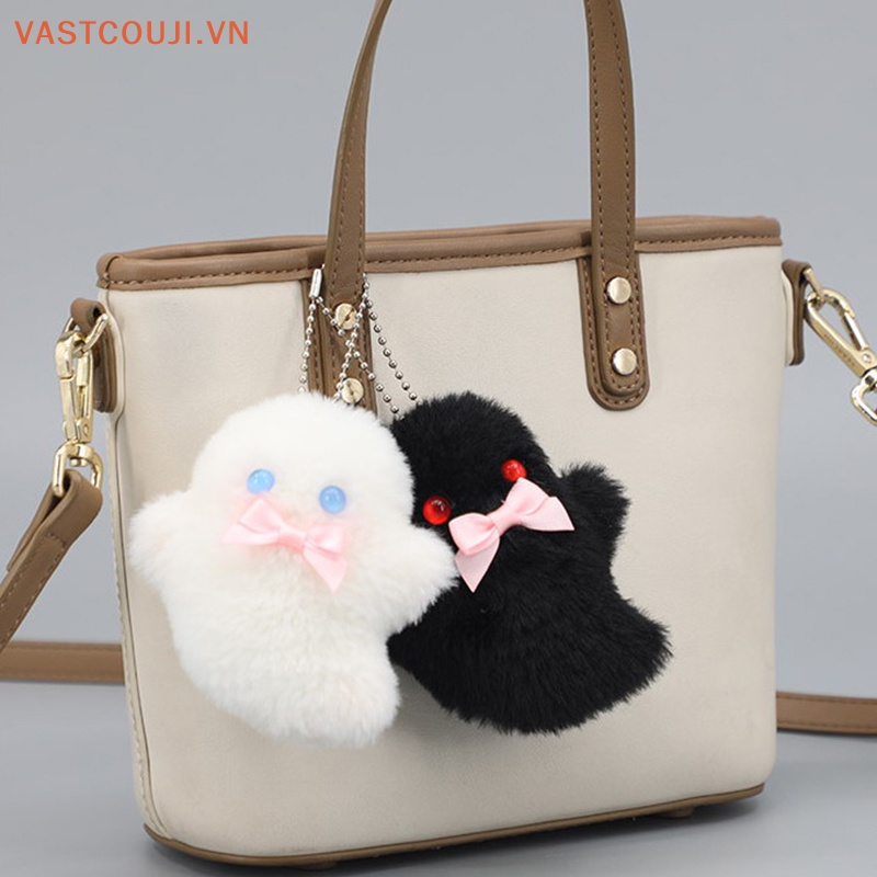 Móc Khóa Hình Ma Nhồi Bông Đáng Yêu