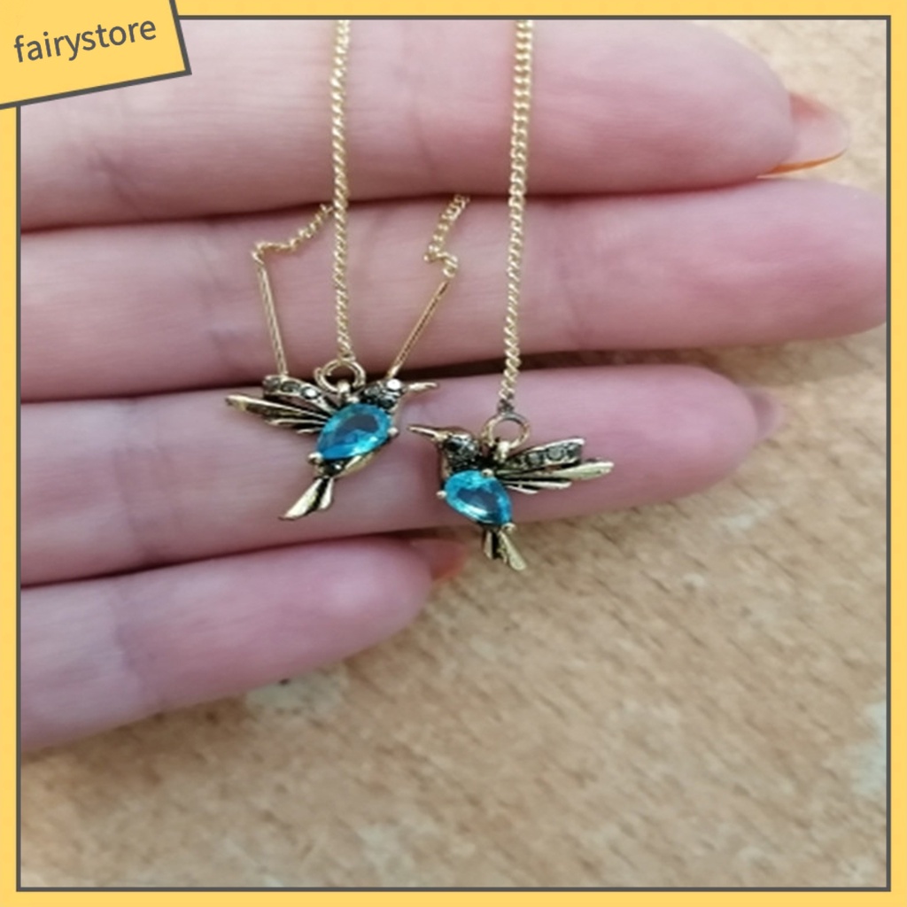 Bông Tai Dáng Dài Hình Chú Chim Thời Trang Dành Cho Nữ