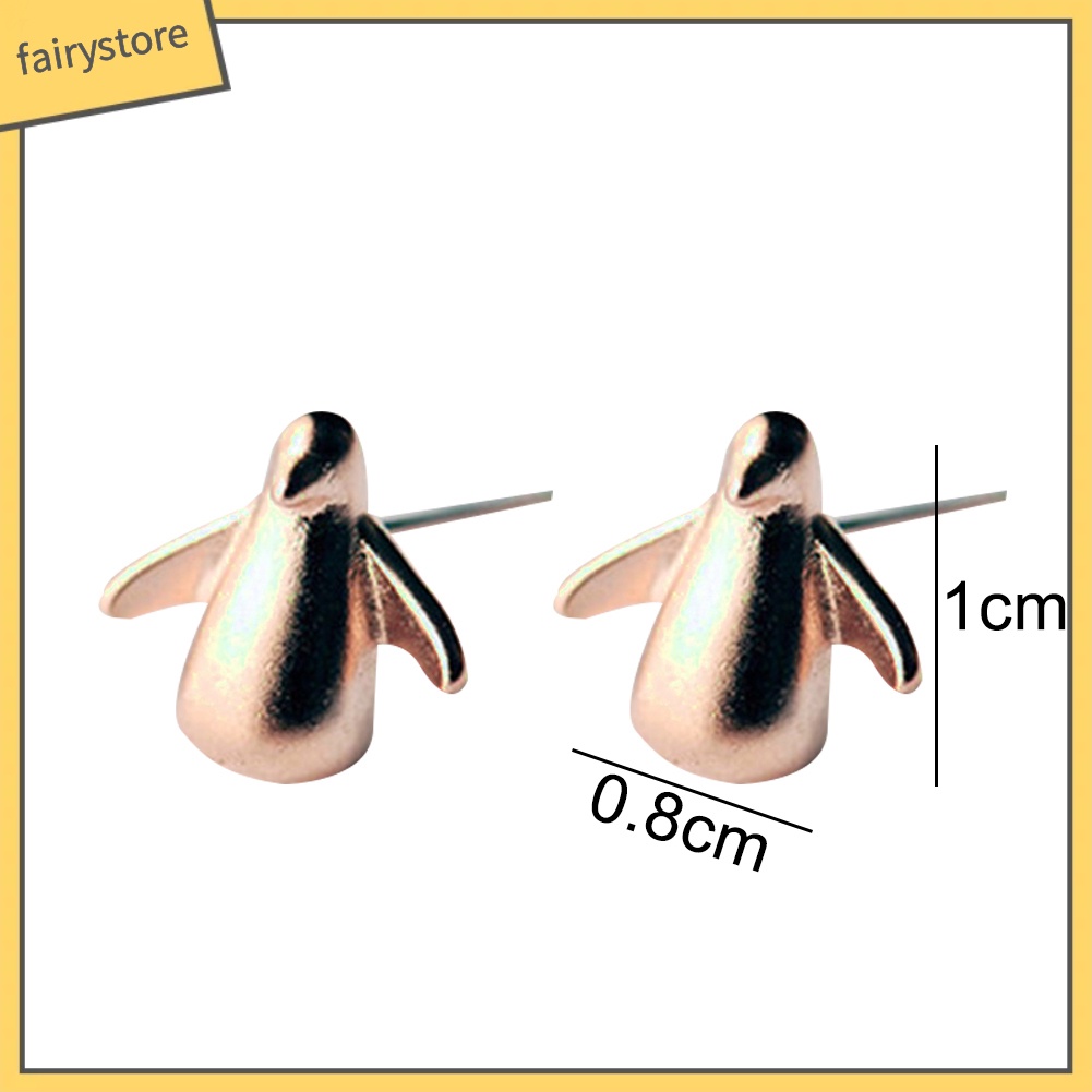 Khuyên Tai Hình Chim Cánh Cụt 3D Dễ Thương Dành Cho Nữ