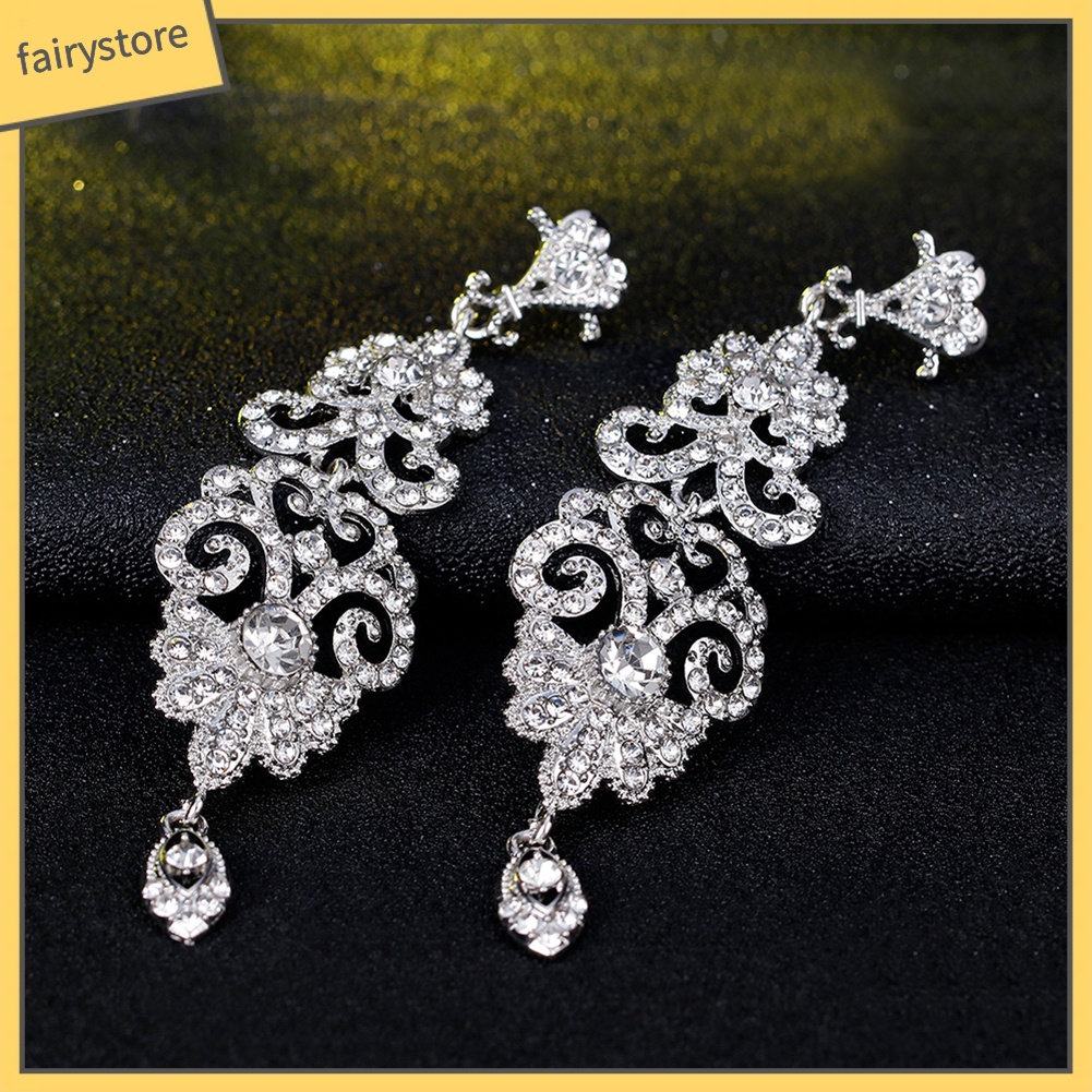 Bông Tai Đính Đá Thời Trang Dành Cho Nữ