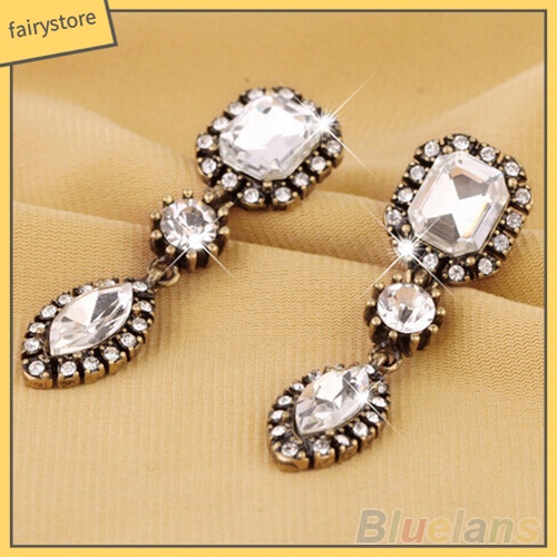 Bông Tai Tròn Đính Đá Thời Trang Dành Cho Nữ