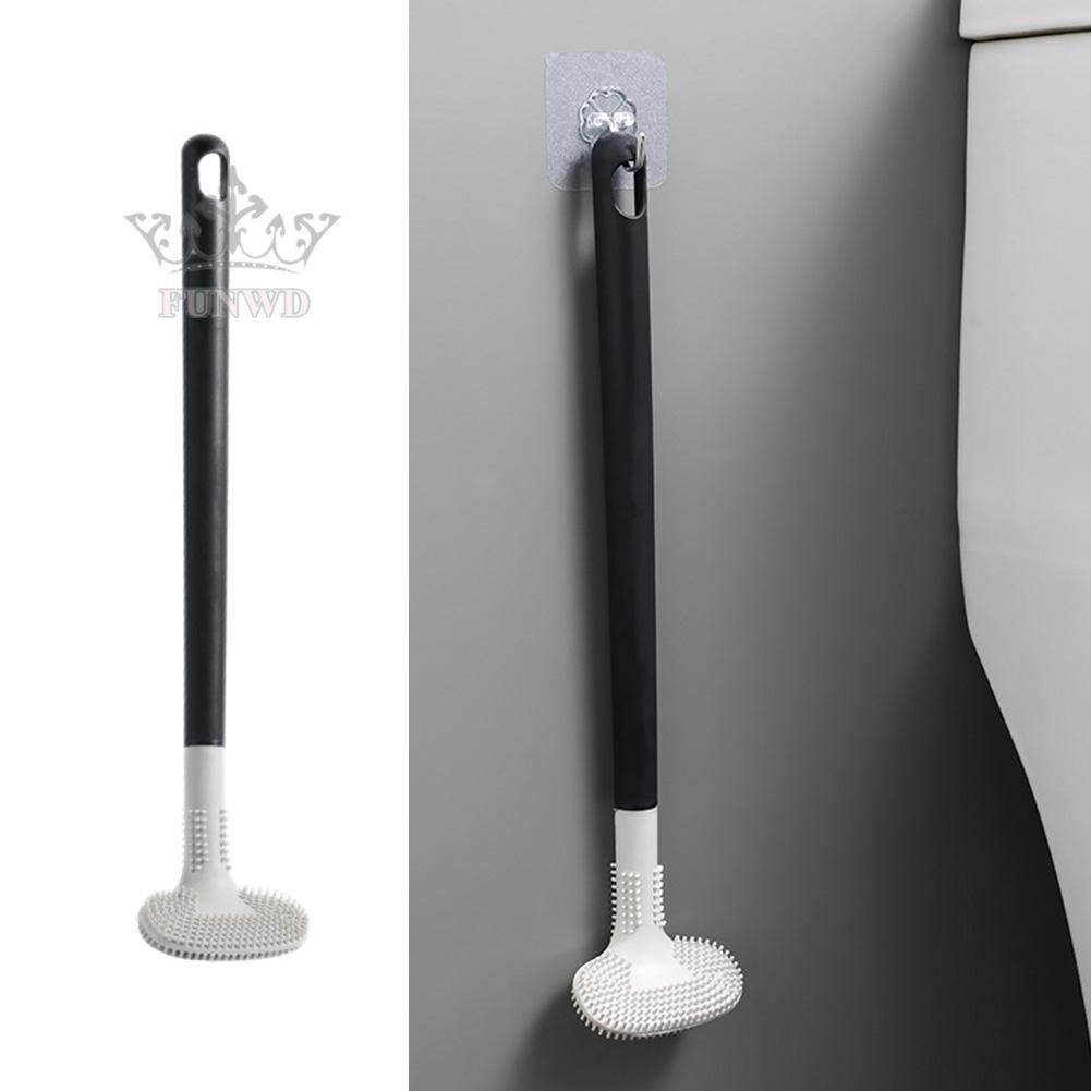 Bàn Chải Vệ Sinh Toilet Bằng Silicone Linh Hoạt Tiện Dụng