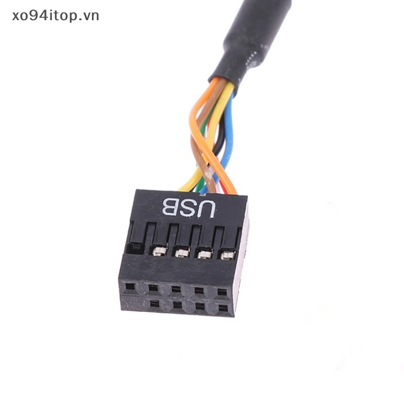 Dây Cáp Nối Bo Mạch Chủ 20 Pin USB 3.0 Female Sang USB 2.0 Male VN