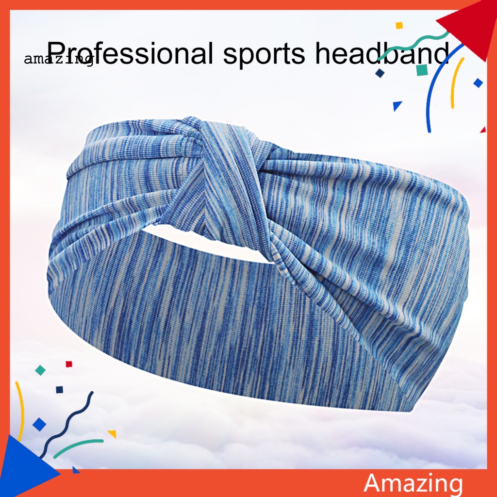 Băng Đô Thể Thao Bản Rộng Co Giãn Tốt Thiết Kế Thắt Nút Độc Đáo Tiện Dụng