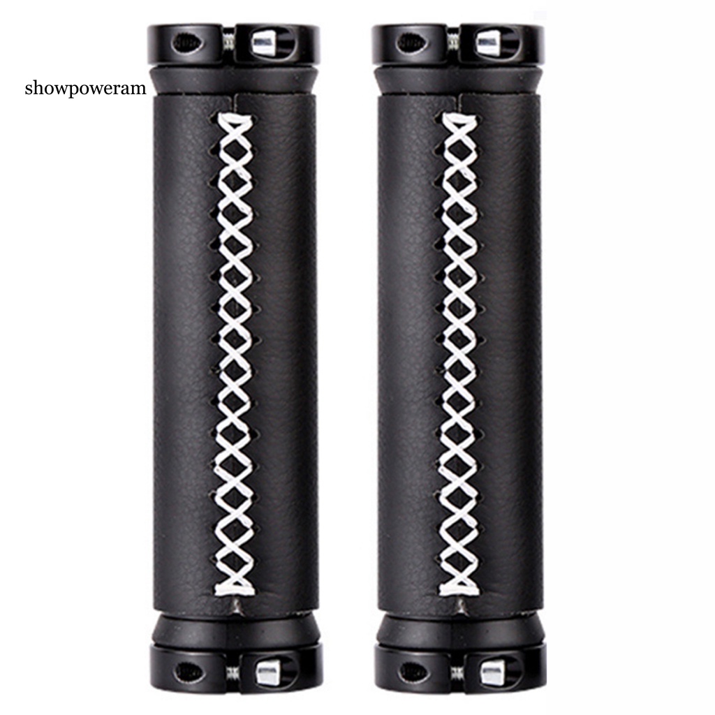 Set 2 Vỏ Bọc Tay Lái Xe Đạp Leo Núi Bằng Da Giả Chống Trượt