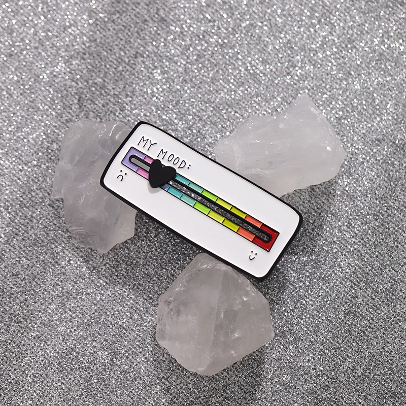 Ghim Cài Ba Lô Tráng Men Hình Tâm Trạng Vui Nhộn Tùy Chọn Cho Bạn Bè