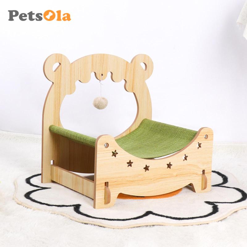 Võng Ngủ Cho Thú Cưng Bằng Gỗ Koolsoo21