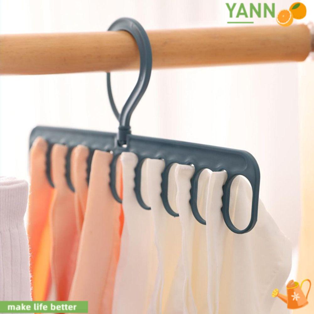 2 Móc Phơi Quần Áo 9 Lỗ Đa Năng Tiện Lợi