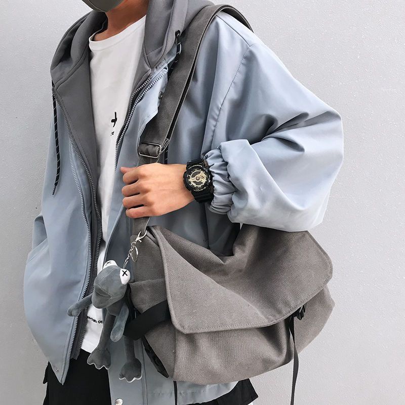 Túi Đeo Chéo Đựng Điện Thoại Thiết Kế Đơn Giản Thời Trang Đường Phố Cho Nam