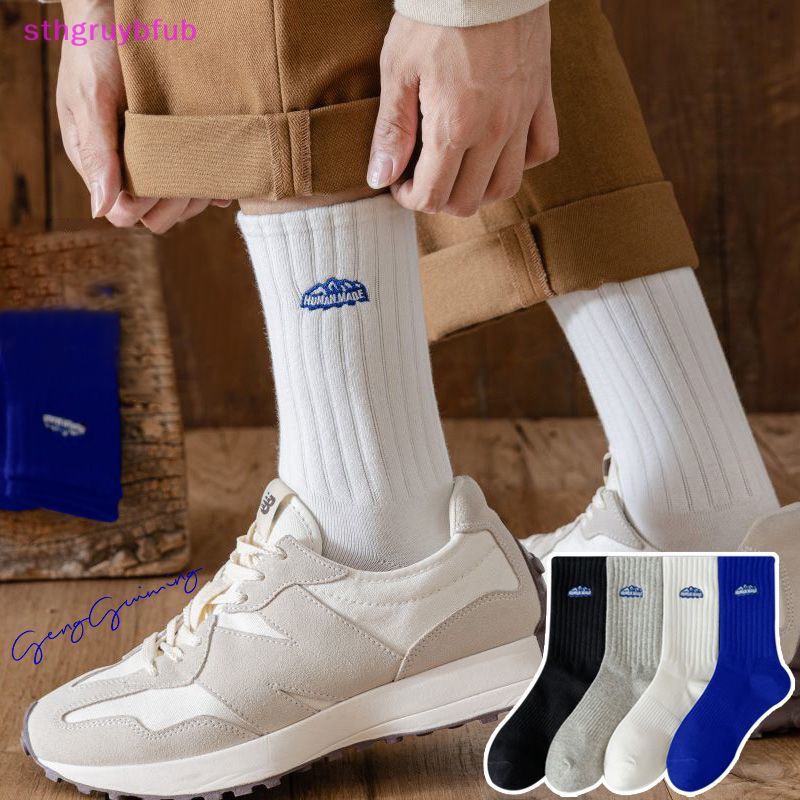 Sthb Mới Vớ Len Cotton Dày Dặn Thêu Họa Tiết Núi Tuyết Đơn Giản Thanh Lịch Cho Nam Và Nữ Vào Mùa Đông VN