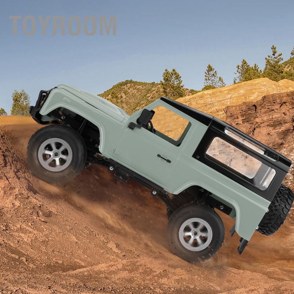 ToyRoom 2.4GHz 1/16 Tỷ lệ 4 bánh Đèn pha LED kép Off Road RC Car Toy