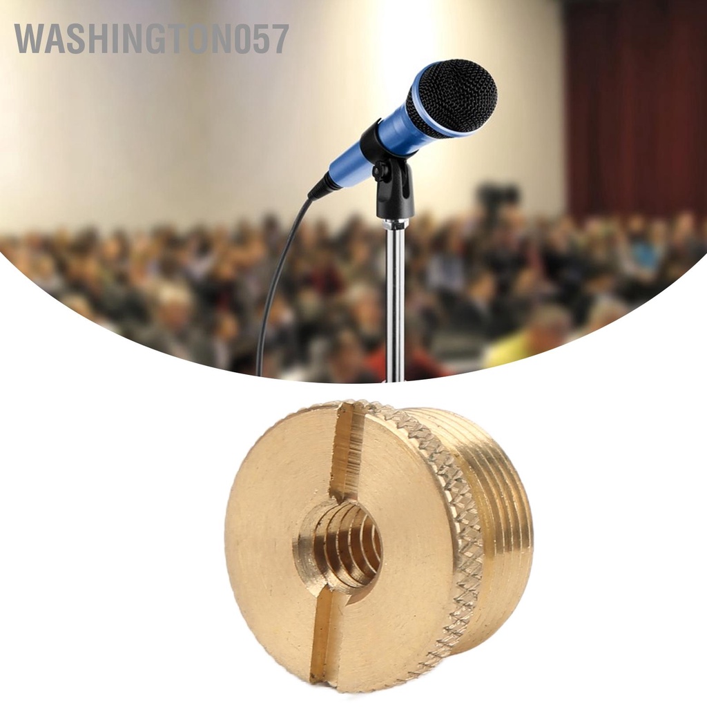 Washington057 1/4 Nữ đến 5/8 Nam Vít Adapter Xử Lý Anodizing Bề Mặt Durbale Mic Chủ Đề