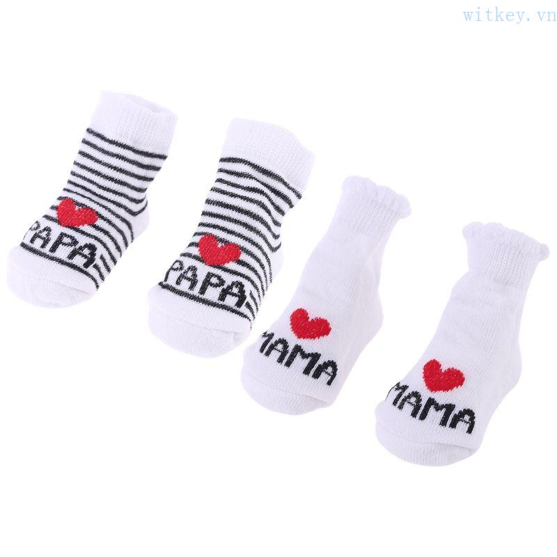 Đôi Vớ Dệt Kim Bằng Vải Cotton Phong Cách Công Chúa Dành Cho Bé Gái