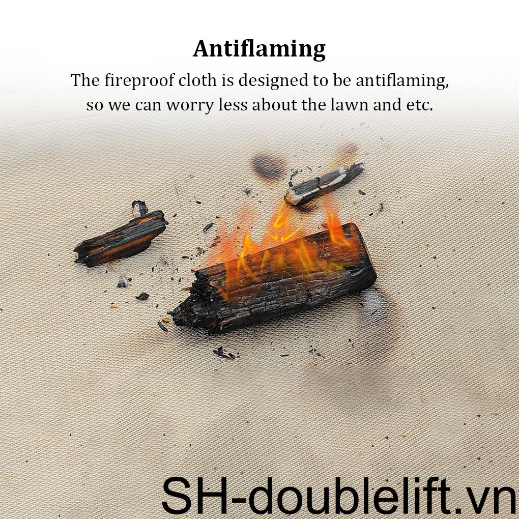 Thảm Lót Cách Nhiệt Chống Cháy Có Thể Giặt Lại Tiện Dụng Cho Tiệc Nướng Bbq