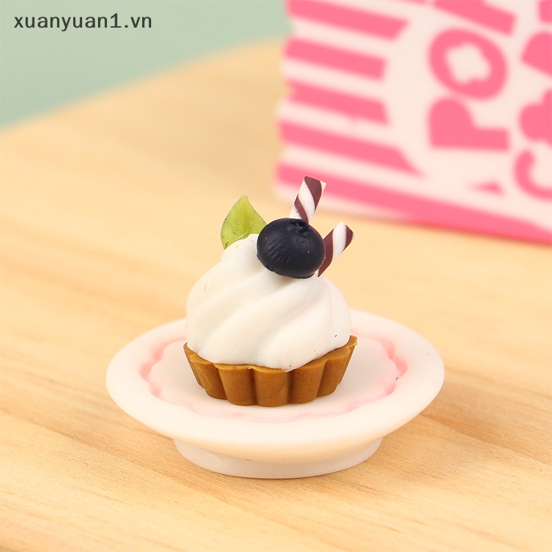 1 Ly Bánh Cupcake Mini Tỉ Lệ 1: 12 Cho Nhà Búp Bê