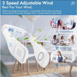 Quạt Đeo Cổ Tích Điện Mini LVN HEDGING