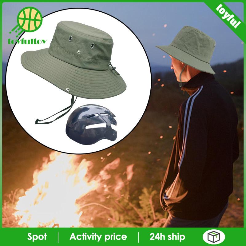 Mũ Bucket Chống Nắng Gấp Gọn Có Dây Đeo Thời Trang Mùa Hè