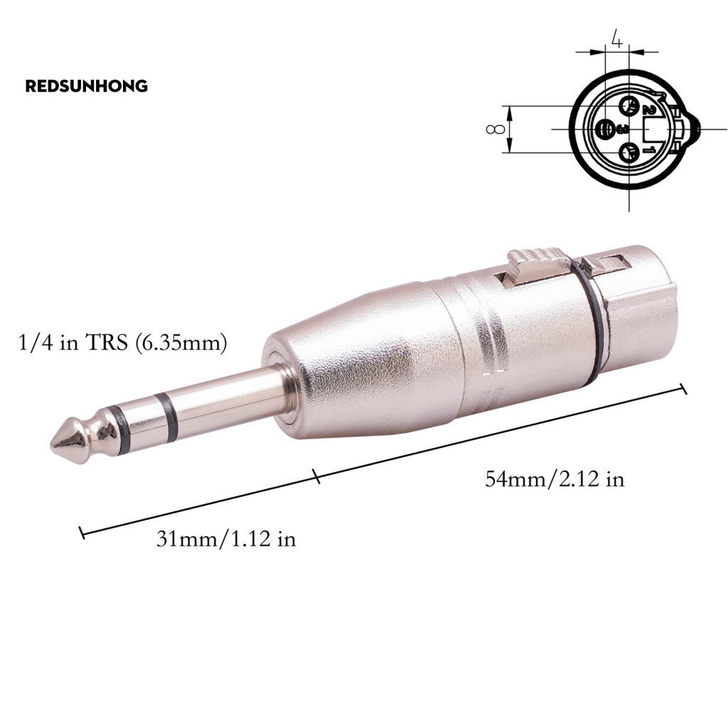 Đầu Nối Âm Thanh RH.B 1 / 4 TRS Sang XLR